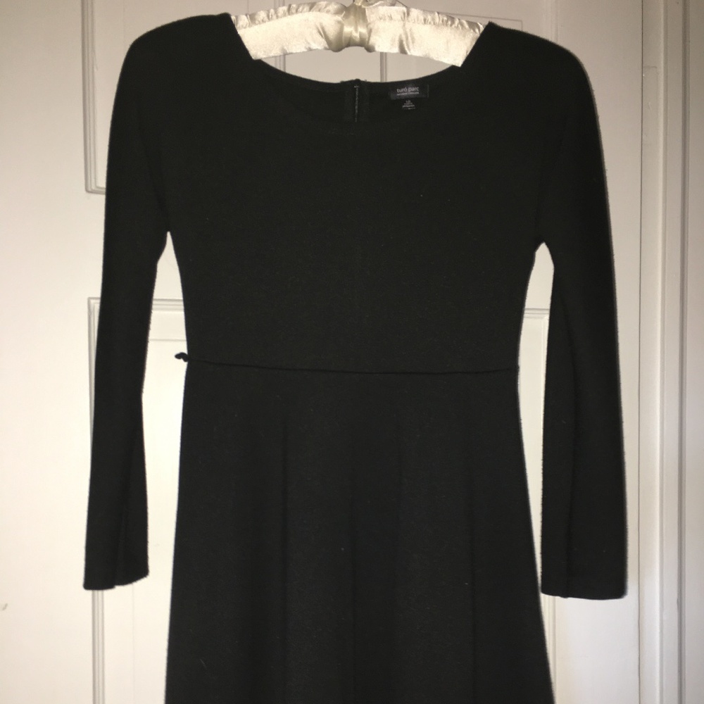 Girls winter black dress, size 10